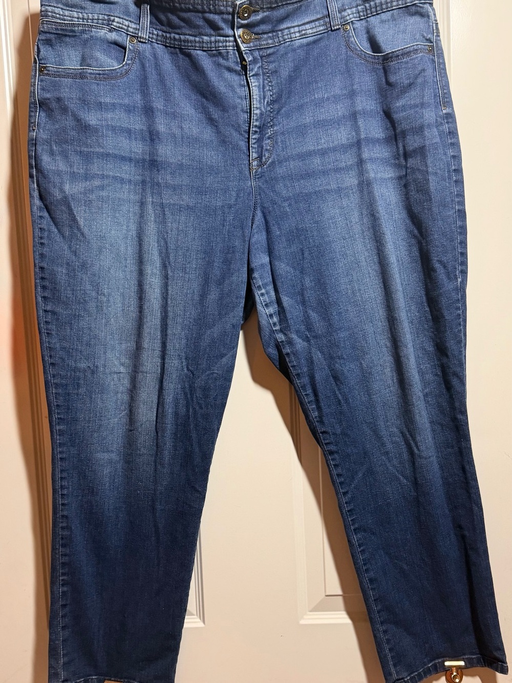 Style & Co. Women's Boyfriend Jeans - Medium Blue Wash